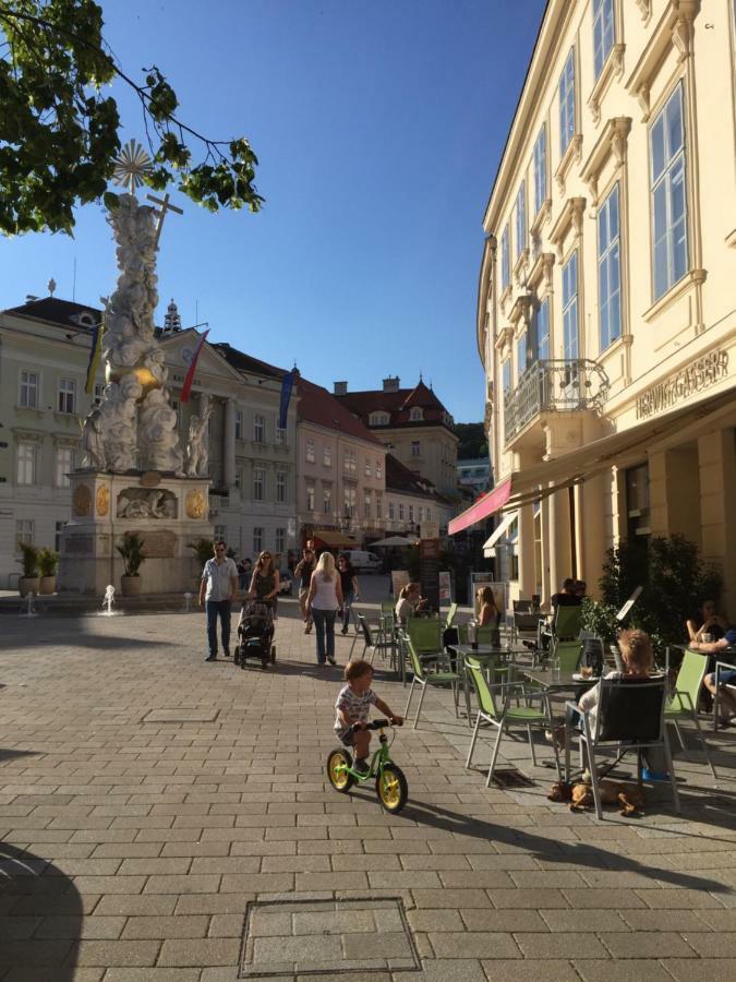 Kleine Ferienwohnung mit Garten Baden Exterior foto